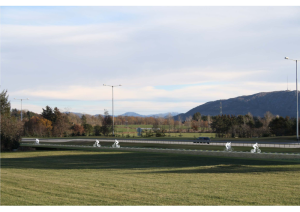 Figur 1: Illustrasjon av hvordan en sykkelekspressveg i Rogaland kan komme til å se ut (Statens vegvesen 2012a). Figur 1: Illustrasjon av hvordan en sykkelekspressveg i Rogaland kan komme til å se ut (Statens vegvesen 2012a).