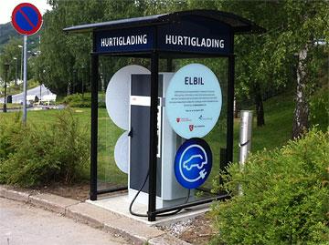 Hurtigladestasjon for elbil