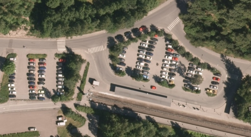 Figur 9: Østerås T-banestasjon i Bærum kommune Figur 9: Østerås T-banestasjon i Bærum kommune