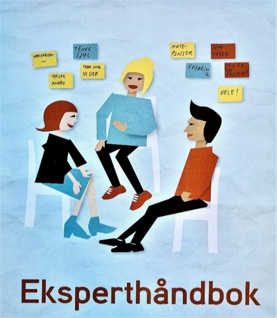 Forside p&aring; h&aring;ndbok  om barn og unges medvirkning.