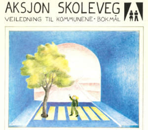 En av to illustrasjoner av en vei gjennom en tunell. Dette er den lyse varianten.  (Den ene er m&oslash;rk, og ikke tilpasset fotgjengere, mens den andre har fortau, gangfelt og lys som slipper inn.)