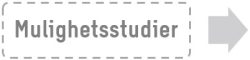 Tekst: Mulighetsstudier - pil høyre